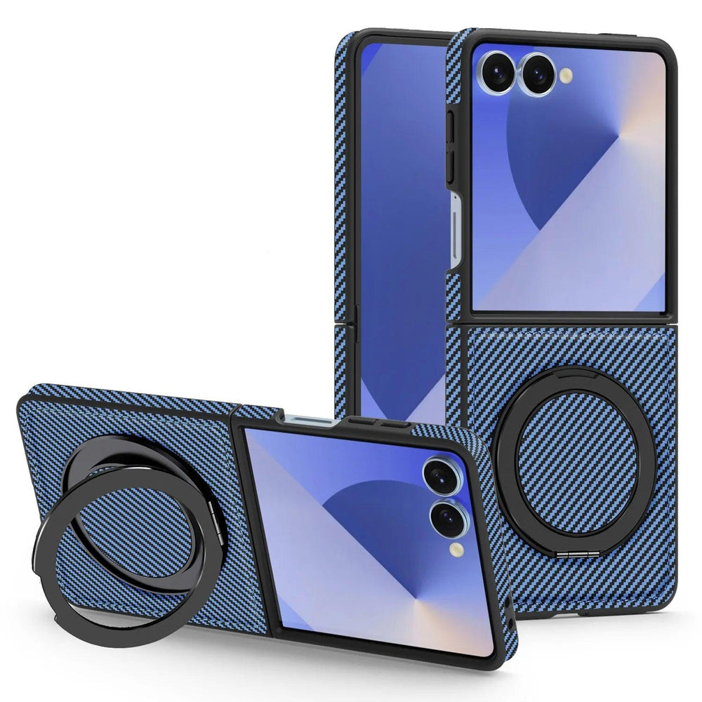 Galaxy Z Flip 6 Carbon Fiber Magnetic Case