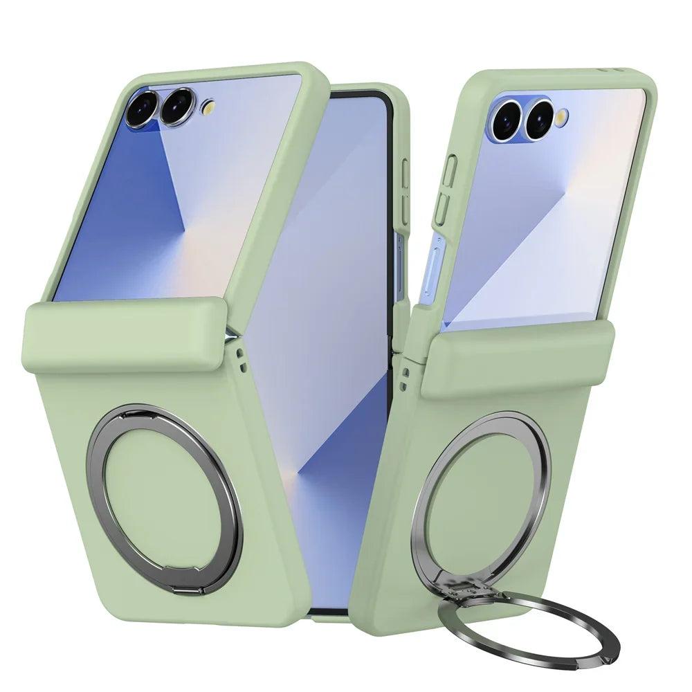 Galaxy Z Flip 7 Magnetic Ring Stand Case