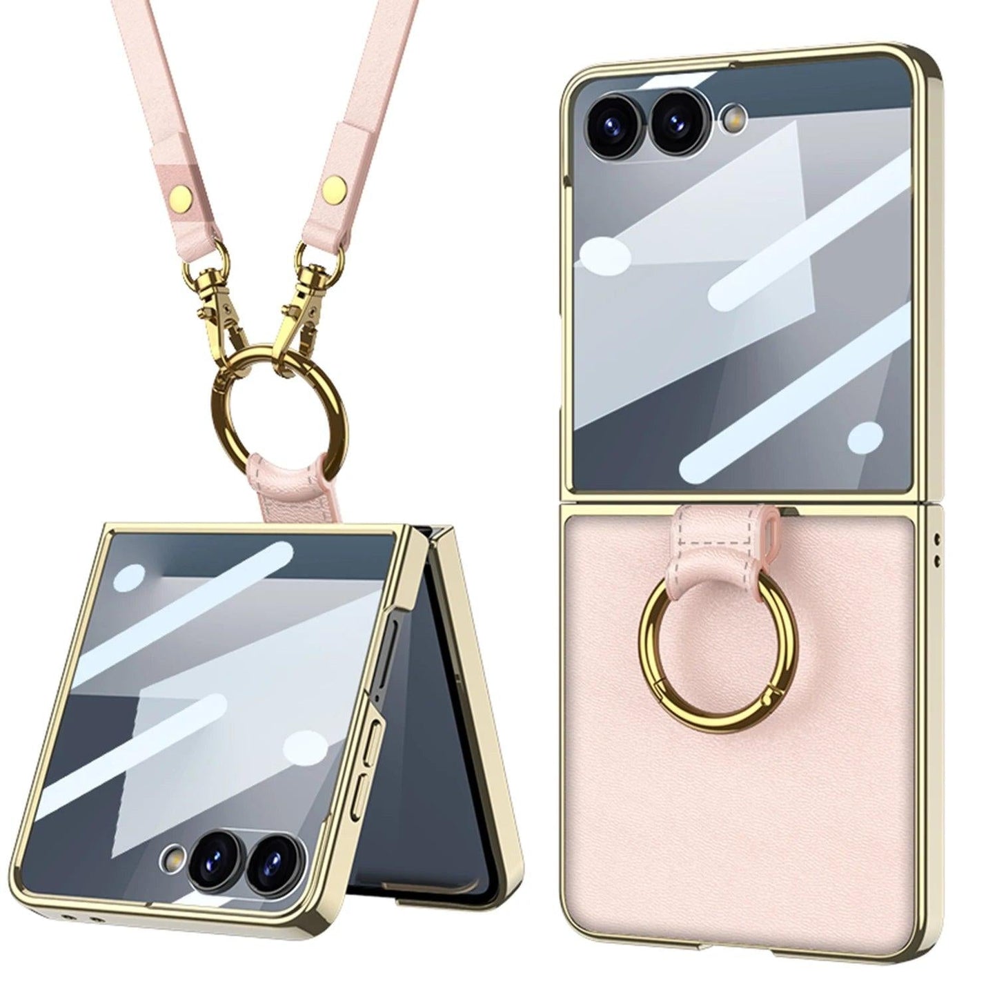 Galaxy Z Flip 8 Crossbody Luxe Ring Case