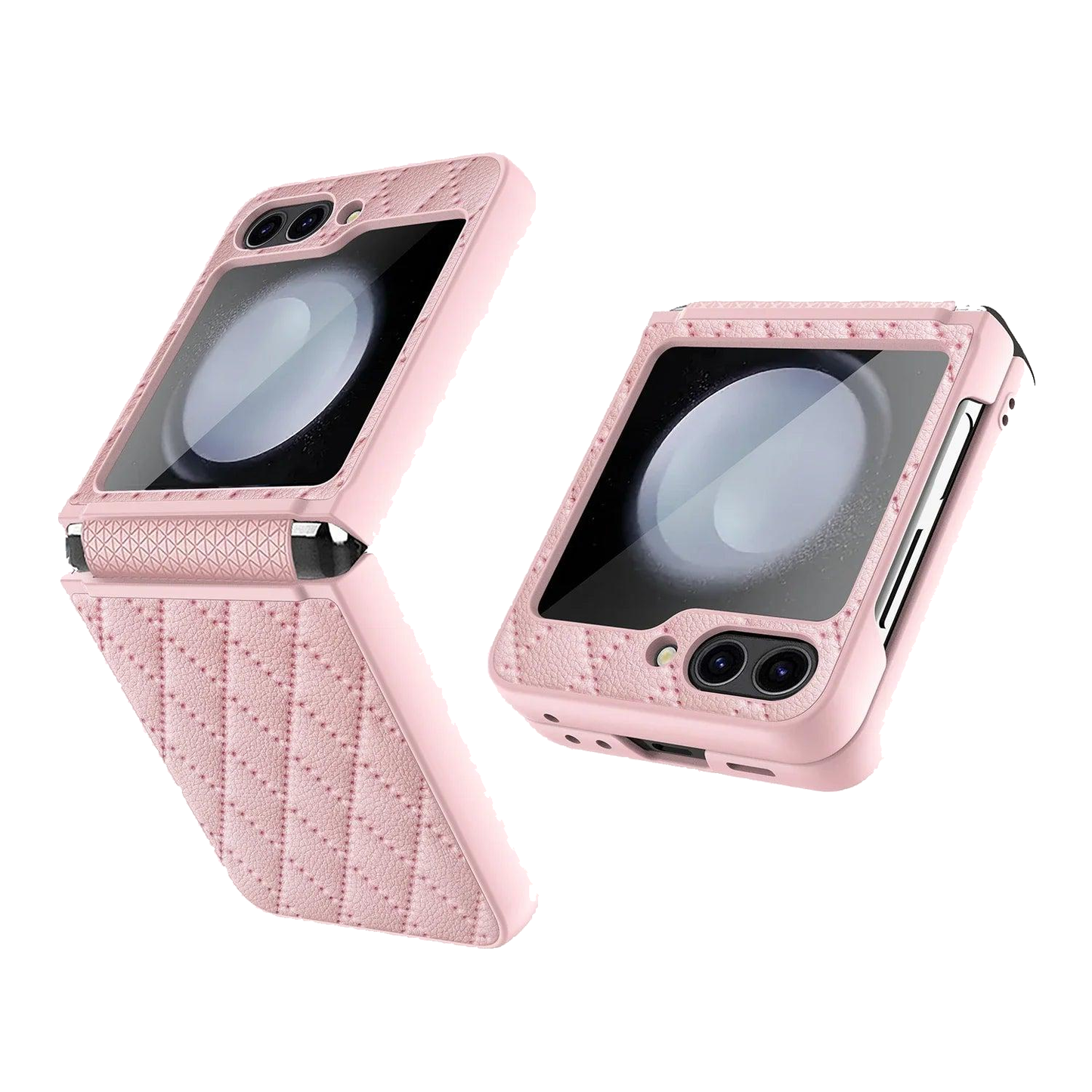 Galaxy Z Flip 6 Elegant Slim Leather Protection Case
