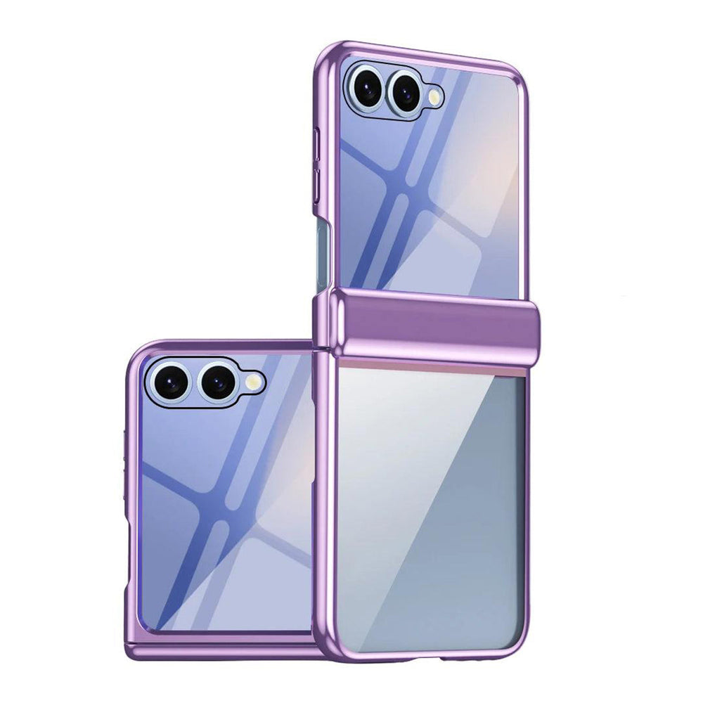 Galaxy Z Flip 7 Crystal Clear Hinge Case
