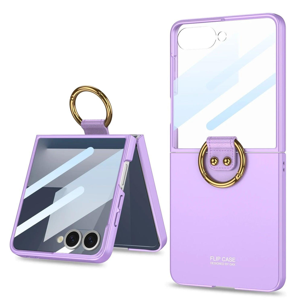 Galaxy Z Flip 7 Slim Ring Holder Case
