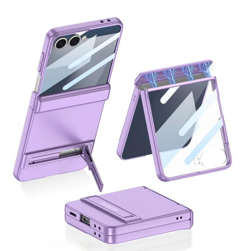 Galaxy Z Flip 8 Slim Stand Shield Case