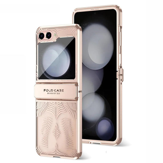 Galaxy Z Flip 6 Transparent Hinge Protection Case