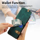 Galaxy Z Flip 6 Retro Ring Vertical Zipper Wallet Case