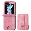 Skin-Feel Zipper Wallet Case