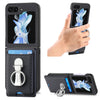 Carbon Fiber Wallet Case with Fold Ring Holder