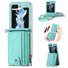 2-in-1 Crossbody Wallet Leather Case