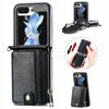 2-in-1 Crossbody Wallet Leather Case