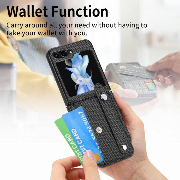 Galaxy Z Flip 6 Wristband Kickstand Wallet