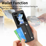 Galaxy Z Flip 6 Wristband Kickstand Wallet