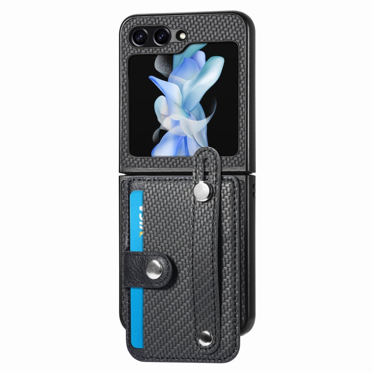 Galaxy Z Flip 5 Wristband Kickstand Wallet