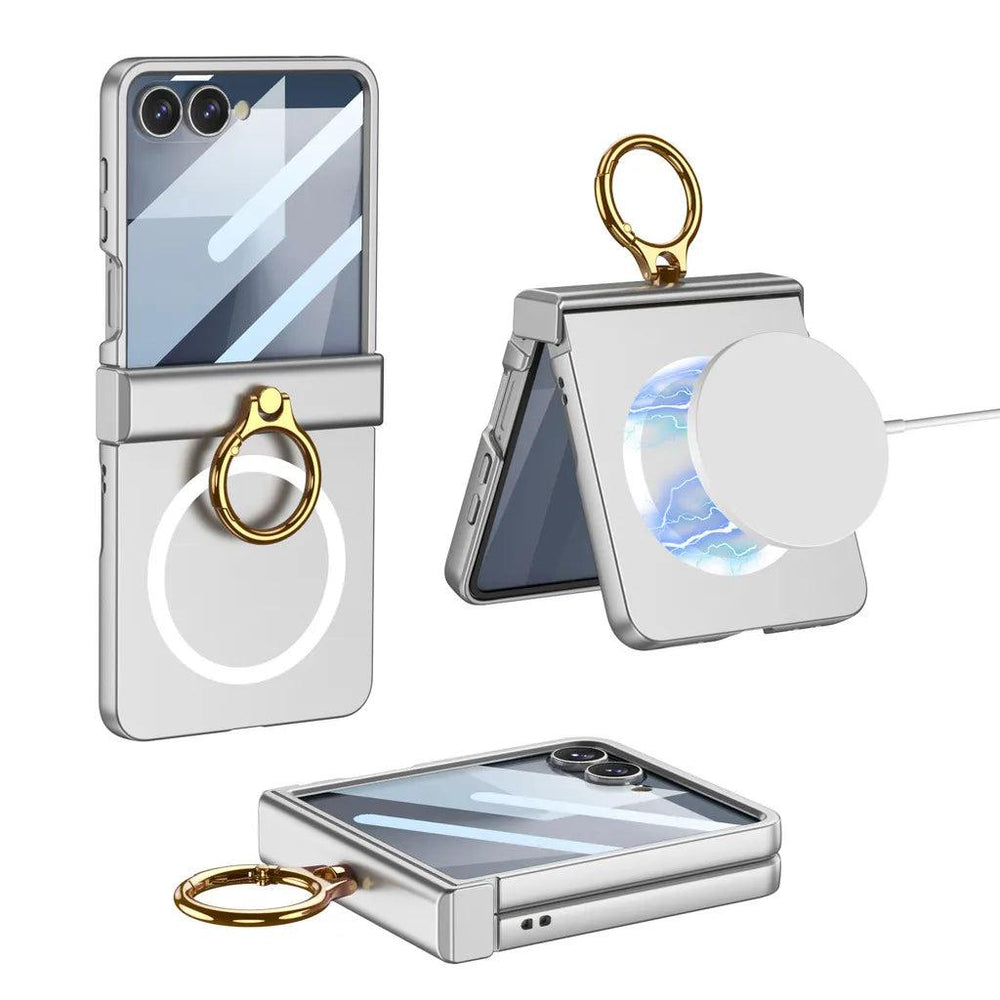 Galaxy Z Flip 7 Metal Ring MagSafe Case
