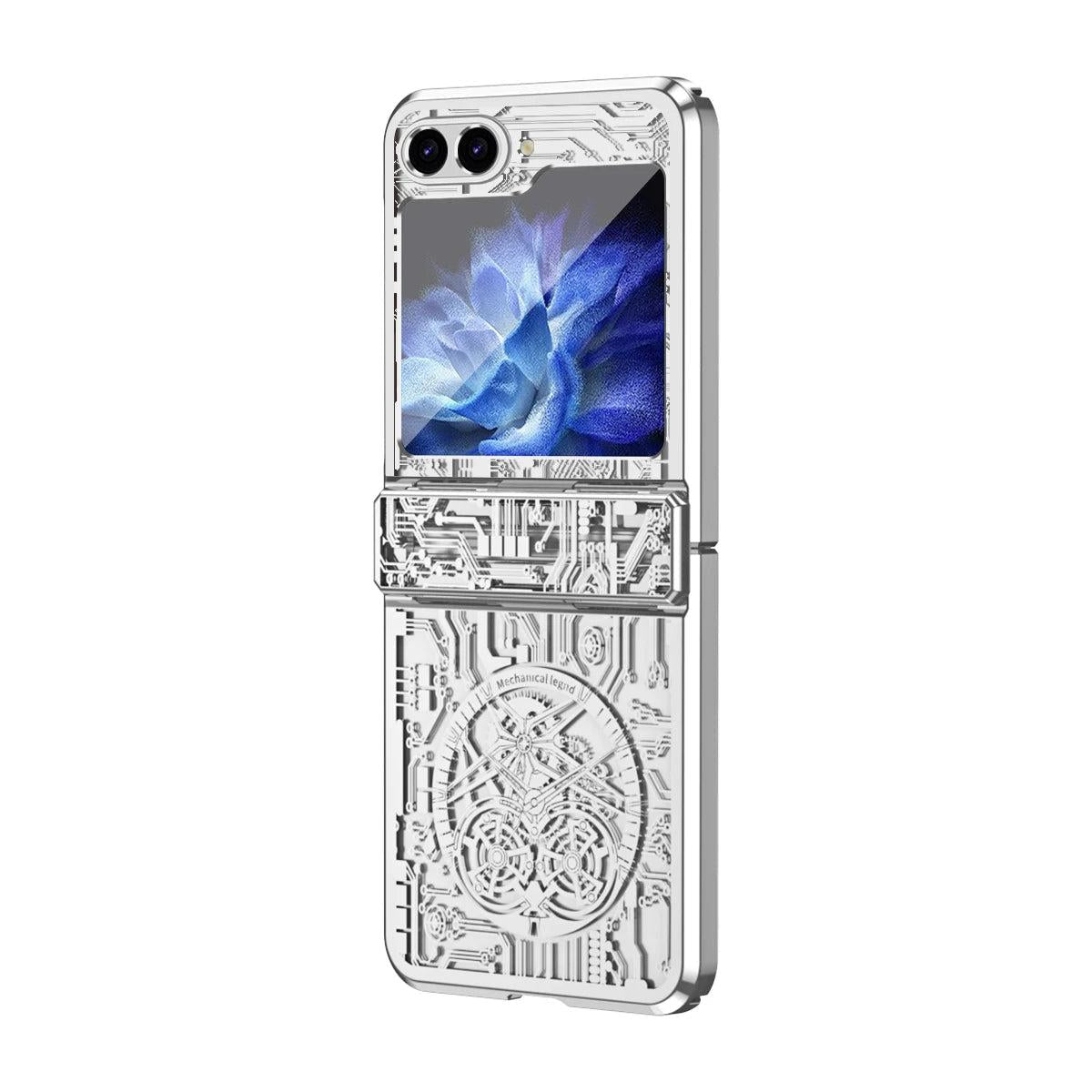 Galaxy Z Flip 6 Transparent Shockproof Armor Case
