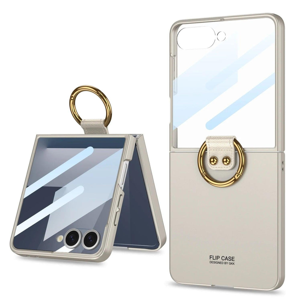 Galaxy Z Flip 7 Slim Ring Holder Case