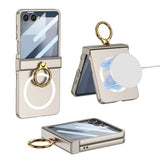 Galaxy Z Flip 7 Metal Ring MagSafe Case