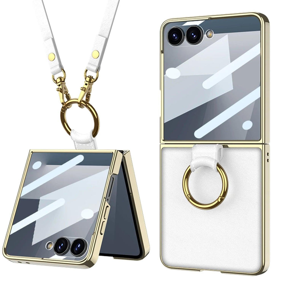 Galaxy Z Flip 8 Crossbody Luxe Ring Case
