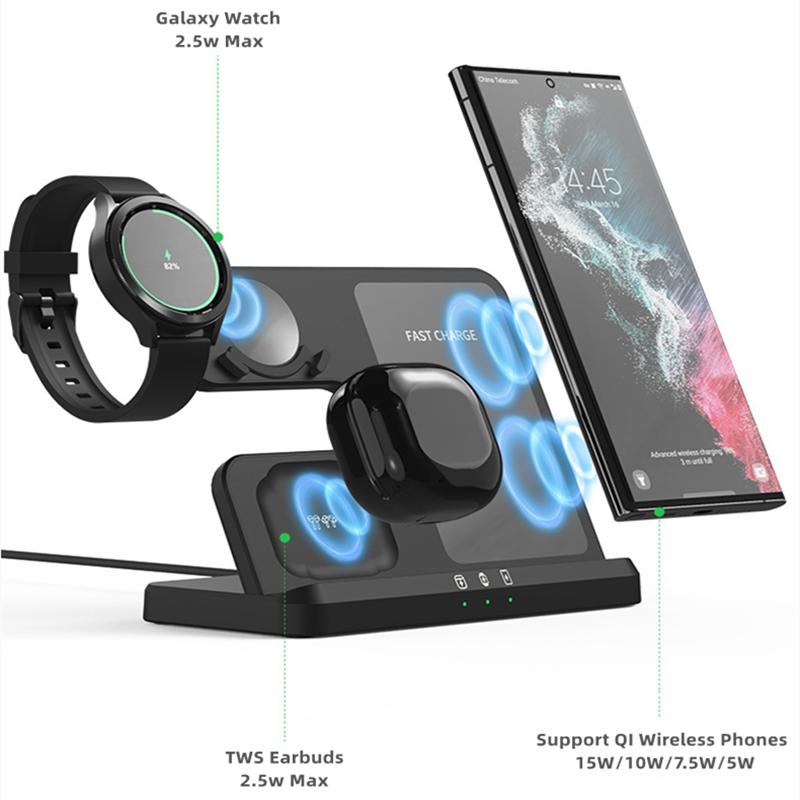 Galaxy Z Flip 7 Premium 3-in-1 Fast Wireless Charger