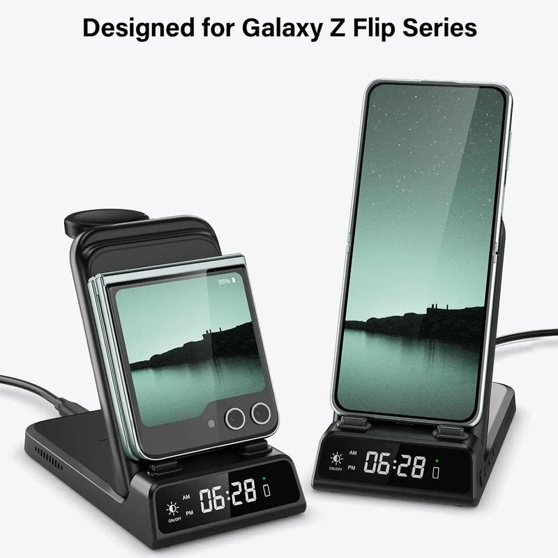 3-in-1 Foldable Charging Station & Power Bank
