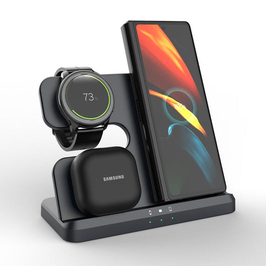 Premium 3-in-1 Fast Wireless Charger