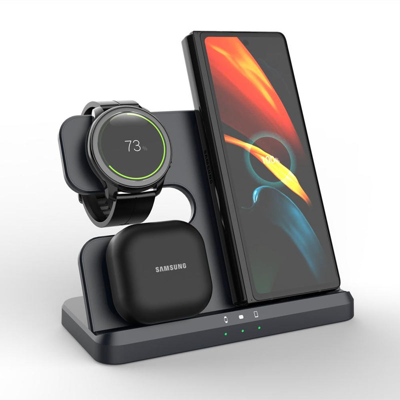 Premium 3-in-1 Fast Wireless Charger