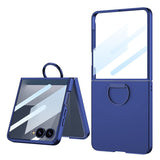 Galaxy Z Flip 8 Matte Ring Holder Slim Case