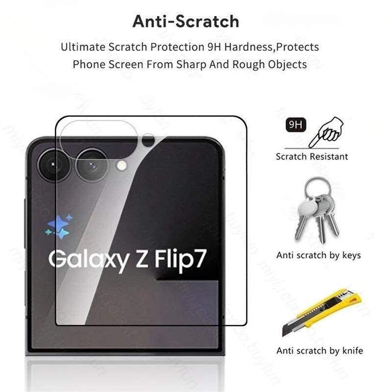 Galaxy Z Flip 7 3-Pack Tempered Glass Screen Protector