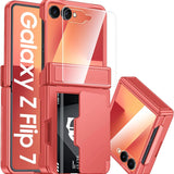 Galaxy Z Flip 6 Rugged RFID Wallet Case with Hinge Protection – View 3