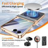Galaxy Z Flip 7 Aramid Fiber Case With Magnetic Kickstand – View 12