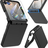 Galaxy Z Flip 7 Case with Hinge Protection & Screen Protector