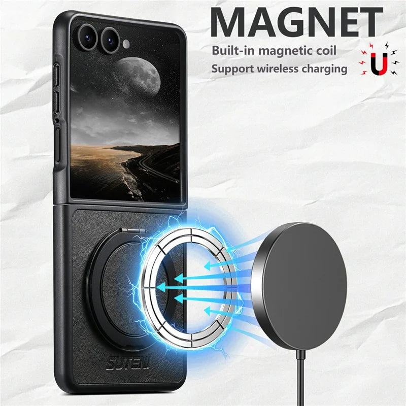 Galaxy Z Flip 7 Magnetic Case with 360° Rotating Kickstand – View 7