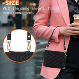 Galaxy Z Flip 7 Leather Case with Detachable Lanyard and Card Holder – View 9