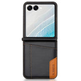 Galaxy Z Flip 7 Leather Wallet Case with Card Slot – View 7