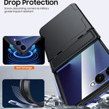 Galaxy Z Flip 7 Rugged RFID Wallet Case with Hinge Protection – View 10