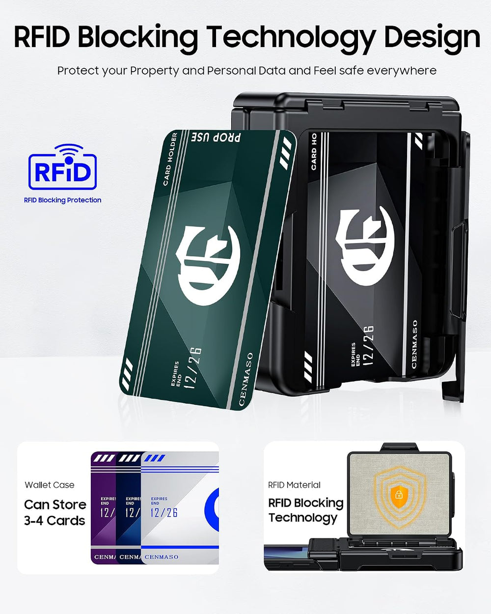 Galaxy Z Flip 7 Rugged RFID Wallet Case with Hinge Protection – View 9