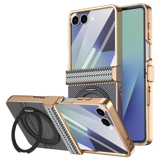 Galaxy Z Flip 8 Aramid Fiber Case With Magnetic Kickstand