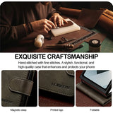 Galaxy Z Flip 8 Calf Texture Leather Case with Wallet Kickstand – View 10
