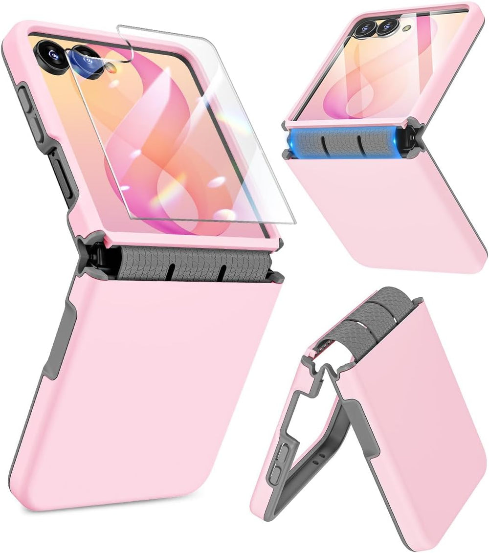Galaxy Z Flip 8 Case with Hinge Protection & Screen Protector
