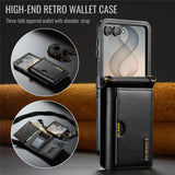 Galaxy Z Flip 8 Wallet Case with Kickstand and Shoulder Strap – View 6