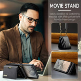Galaxy Z Flip 8 Wallet Case with Kickstand and Shoulder Strap – View 9