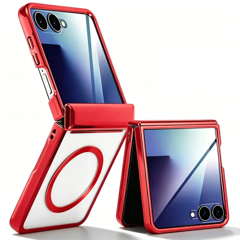 Galaxy Z Flip 8 Magnetic Case with Electroplated Design – View 2