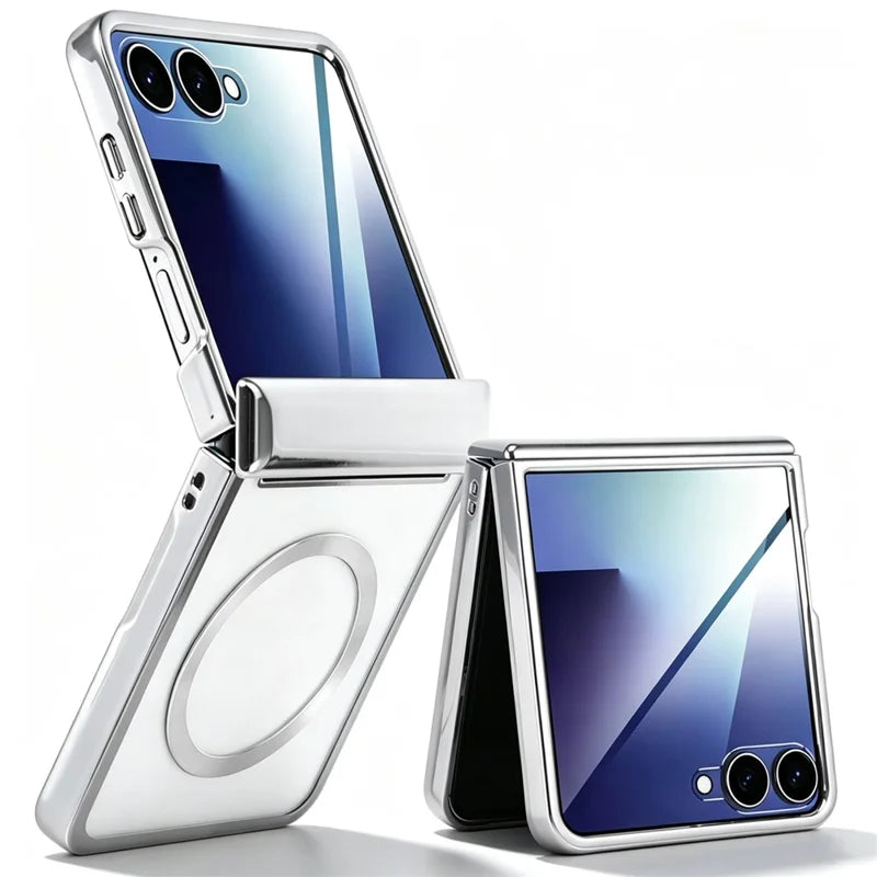 Galaxy Z Flip 8 Magnetic Case with Electroplated Design – View 3