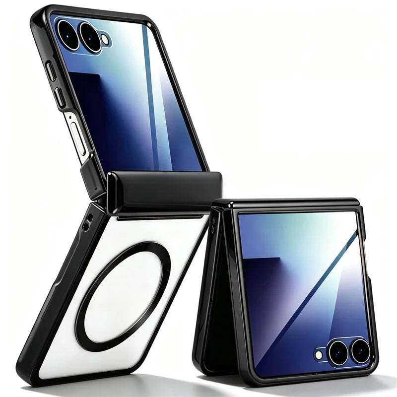 Galaxy Z Flip 8 Magnetic Case with Electroplated Design – View 4
