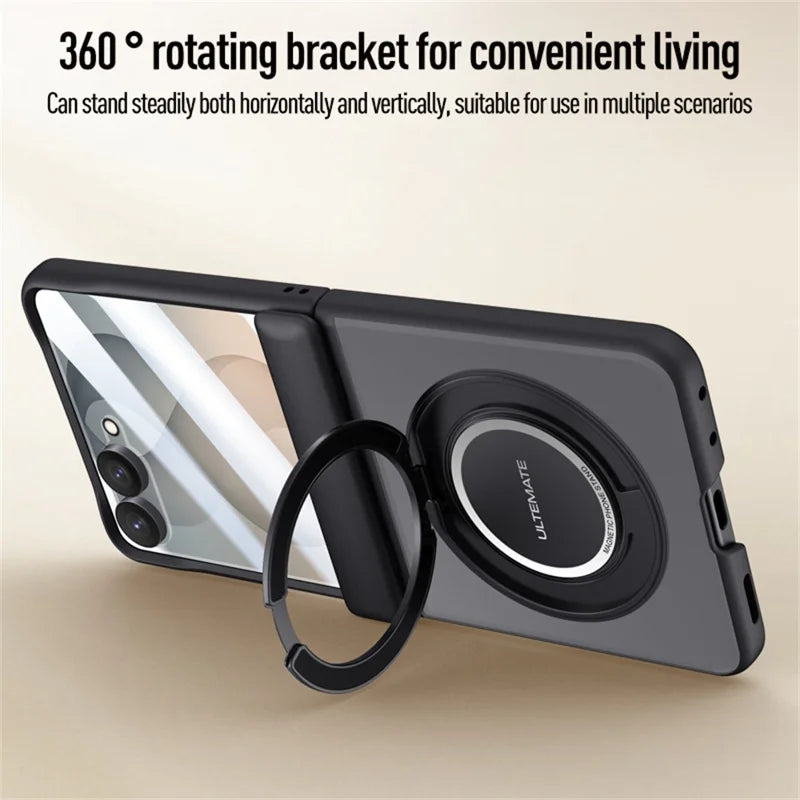 Galaxy Z Flip 8 Magnetic Case with Kickstand and Strap – View 10