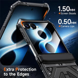Galaxy Z Flip 8 Shockproof Case with Kickstand and Hinge Protection – View 11