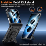 Galaxy Z Flip 8 Shockproof Case with Kickstand and Hinge Protection – View 14