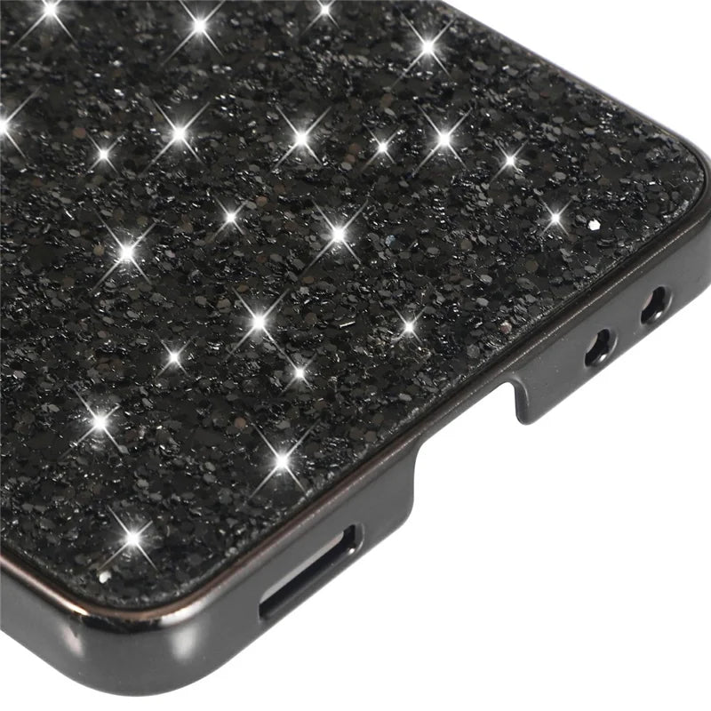 Galaxy Z Flip 8 Glitter Shockproof Case with Electroplated Frame – View 9