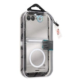 Galaxy Z Flip 8 Transparent Magnetic Case with Hinge Protection – View 10